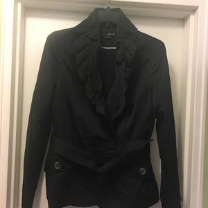 Black Willi Smith Belted Coat